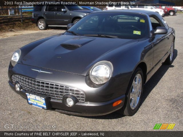 2003 Ford Thunderbird Premium Roadster in Mountain Shadow Grey