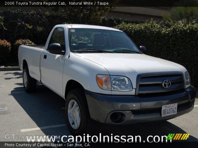 2006 Toyota Tundra Regular Cab in Natural White