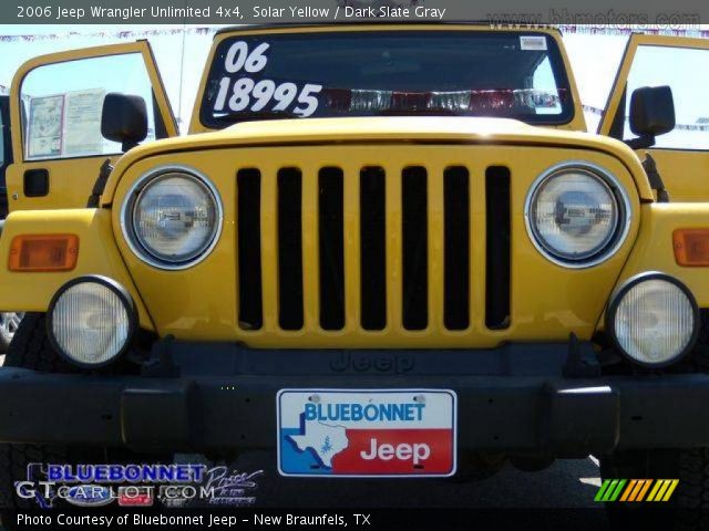 2006 Jeep Wrangler Unlimited 4x4 in Solar Yellow