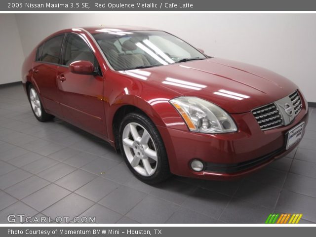 2005 Nissan Maxima 3.5 SE in Red Opulence Metallic