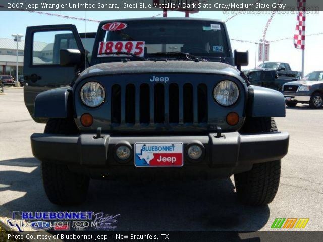 2007 Jeep Wrangler Unlimited Sahara in Steel Blue Metallic