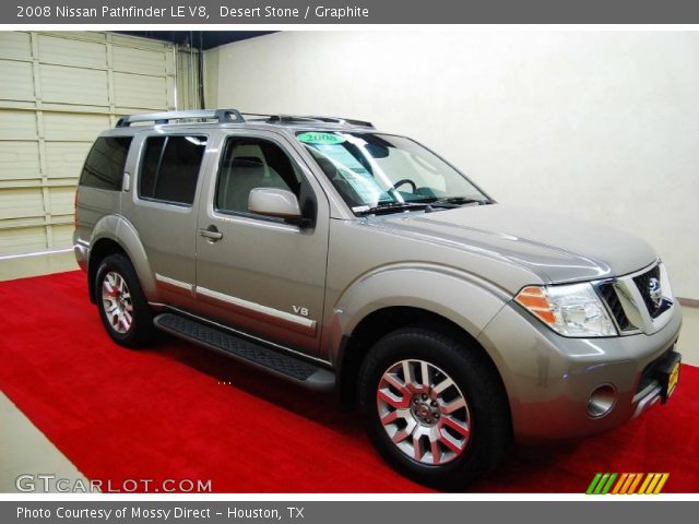 2008 Nissan Pathfinder LE V8 in Desert Stone