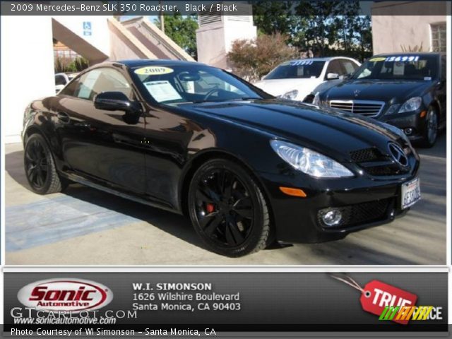 2009 Mercedes-Benz SLK 350 Roadster in Black