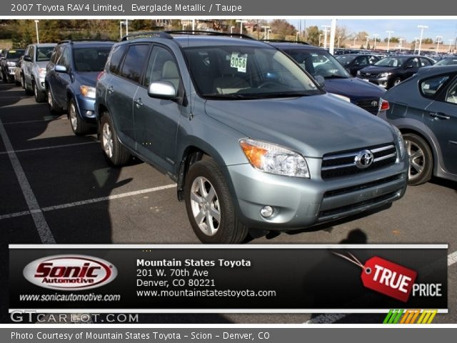 2007 Toyota RAV4 Limited in Everglade Metallic