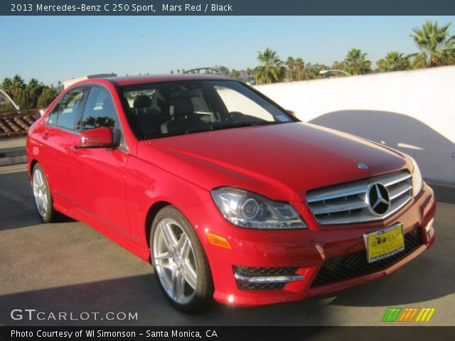 2013 Mercedes-Benz C 250 Sport in Mars Red