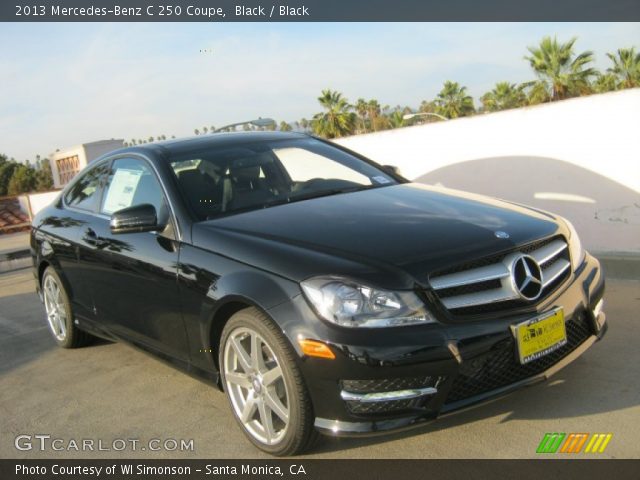2013 Mercedes-Benz C 250 Coupe in Black