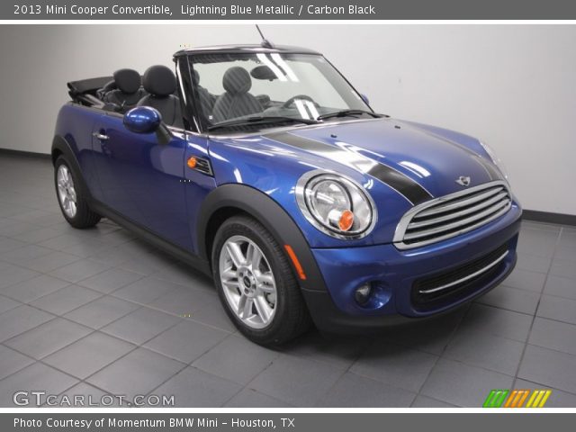 2013 Mini Cooper Convertible in Lightning Blue Metallic