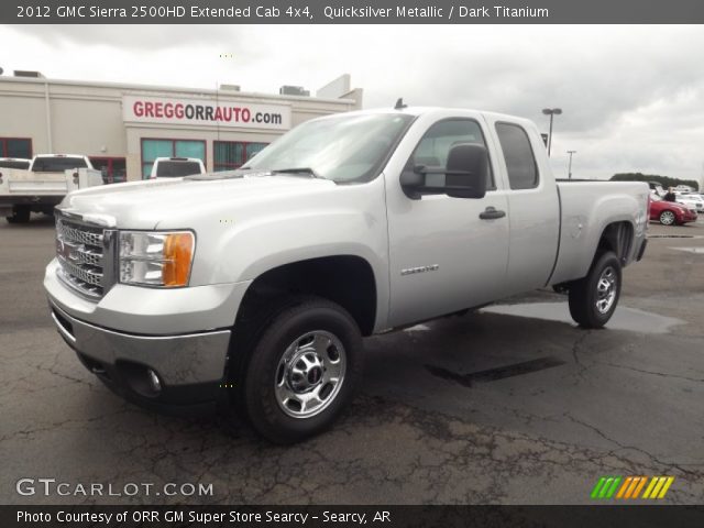 2012 GMC Sierra 2500HD Extended Cab 4x4 in Quicksilver Metallic