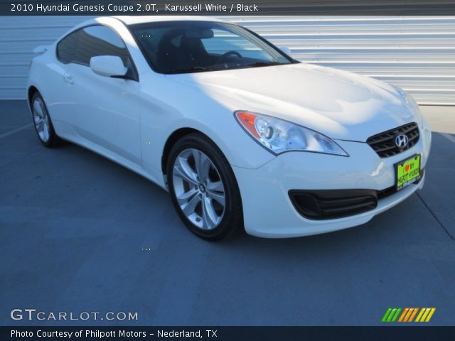 2010 Hyundai Genesis Coupe 2.0T in Karussell White