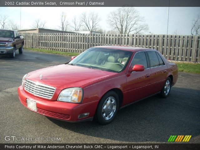 2002 Cadillac DeVille Sedan in Crimson Pearl