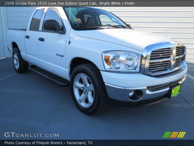 2008 Dodge Ram 1500 Lone Star Edition Quad Cab in Bright White
