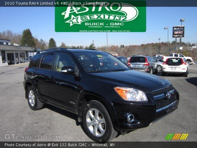 2010 Toyota RAV4 Limited V6 4WD in Black