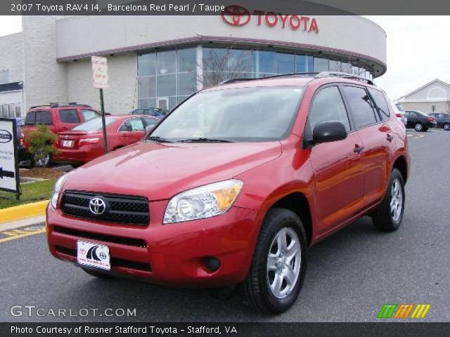 2007 Toyota RAV4 I4 in Barcelona Red Pearl