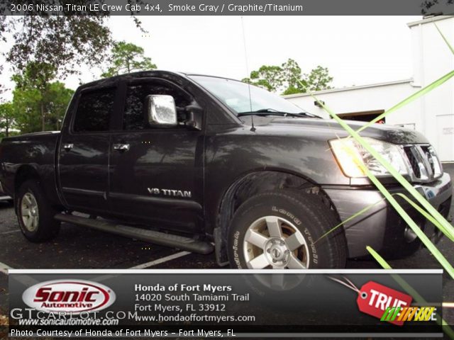 2006 Nissan Titan LE Crew Cab 4x4 in Smoke Gray