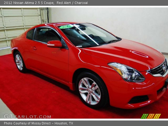 2012 Nissan Altima 2.5 S Coupe in Red Alert