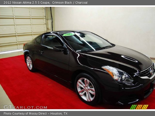 2012 Nissan Altima 2.5 S Coupe in Crimson Black
