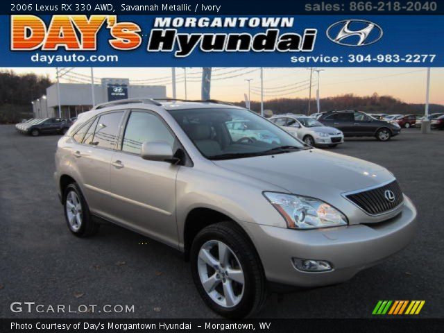 2006 Lexus RX 330 AWD in Savannah Metallic