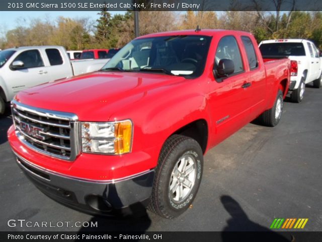 2013 GMC Sierra 1500 SLE Extended Cab 4x4 in Fire Red