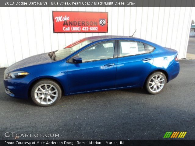 2013 Dodge Dart Rallye in Blue Streak Pearl Coat
