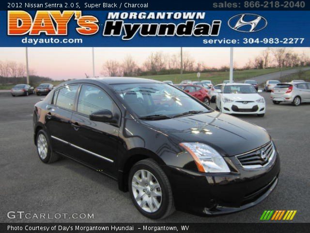 2012 Nissan Sentra 2.0 S in Super Black