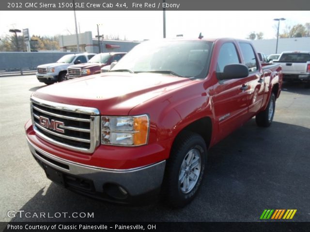 2012 GMC Sierra 1500 SLE Crew Cab 4x4 in Fire Red