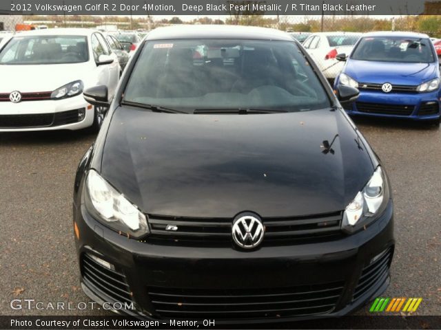 2012 Volkswagen Golf R 2 Door 4Motion in Deep Black Pearl Metallic
