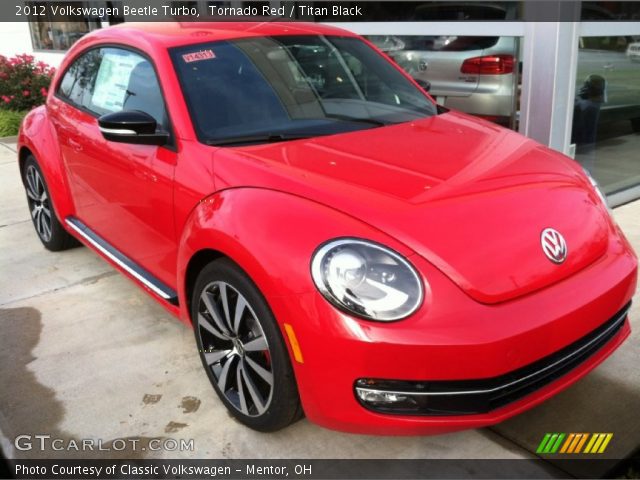 2012 Volkswagen Beetle Turbo in Tornado Red