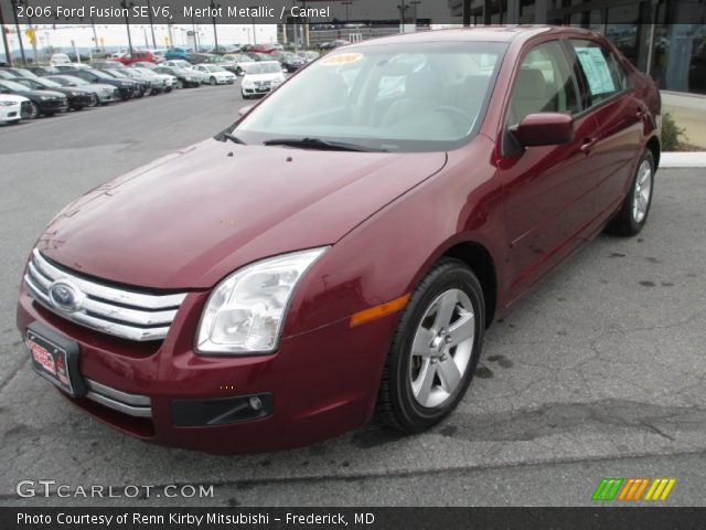 2006 Ford Fusion SE V6 in Merlot Metallic