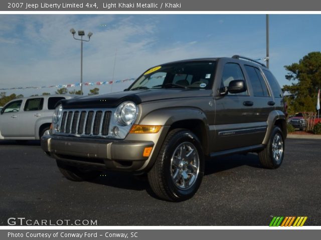 2007 Jeep Liberty Limited 4x4 in Light Khaki Metallic