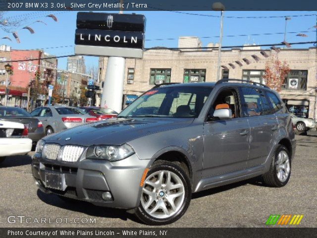 2007 BMW X3 3.0si in Silver Grey Metallic