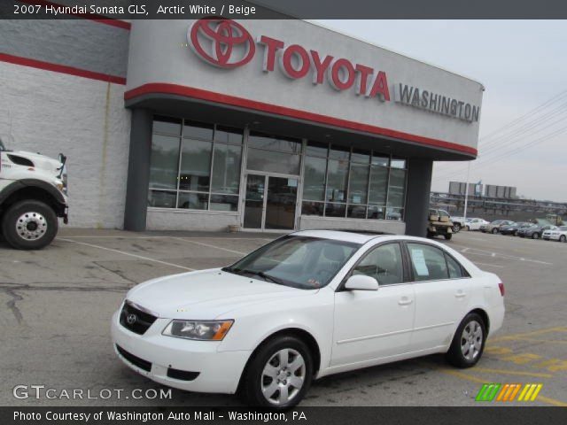 2007 Hyundai Sonata GLS in Arctic White