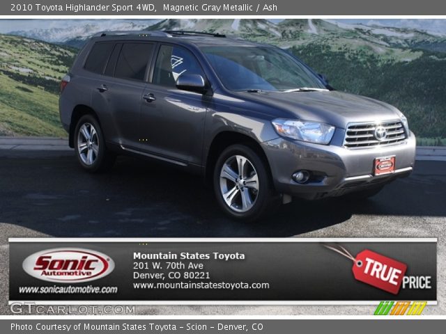 2010 Toyota Highlander Sport 4WD in Magnetic Gray Metallic