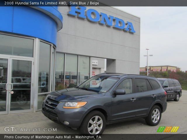 2008 Hyundai Santa Fe Limited 4WD in Slate Blue