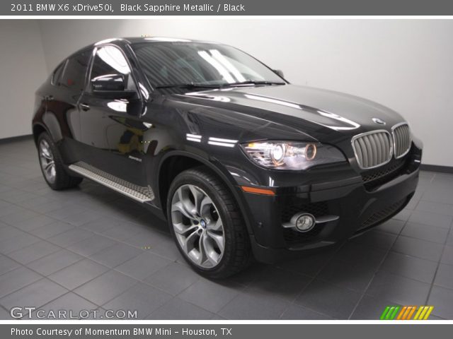 2011 BMW X6 xDrive50i in Black Sapphire Metallic