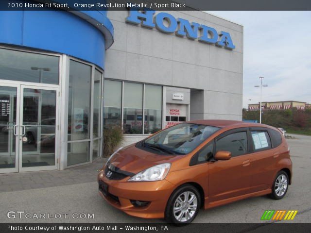 2010 Honda Fit Sport in Orange Revolution Metallic