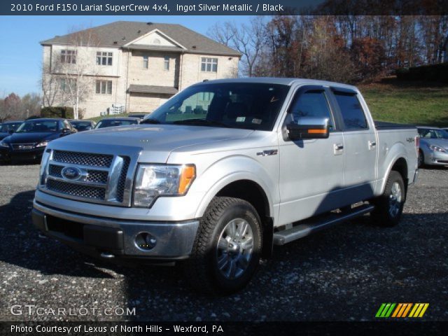 2010 Ford F150 Lariat SuperCrew 4x4 in Ingot Silver Metallic