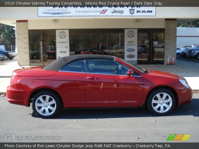 2010 Chrysler Sebring Touring Convertible in Inferno Red Crystal Pearl