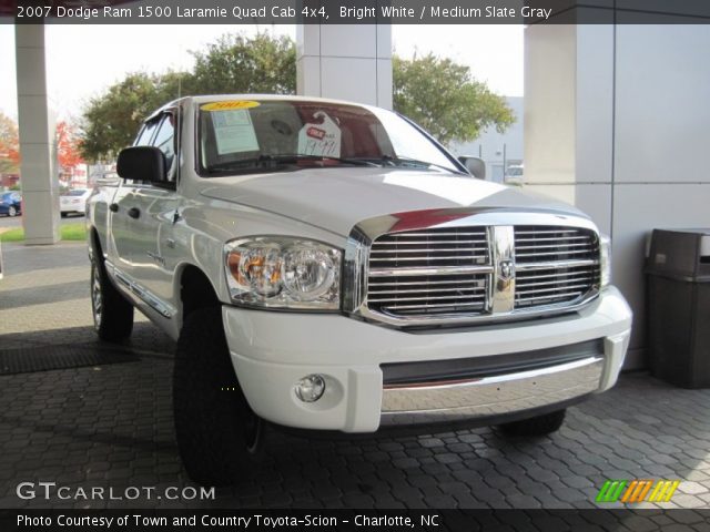 2007 Dodge Ram 1500 Laramie Quad Cab 4x4 in Bright White