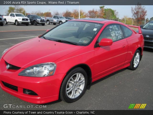 2006 Acura RSX Sports Coupe in Milano Red