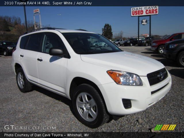 2010 Toyota RAV4 I4 4WD in Super White