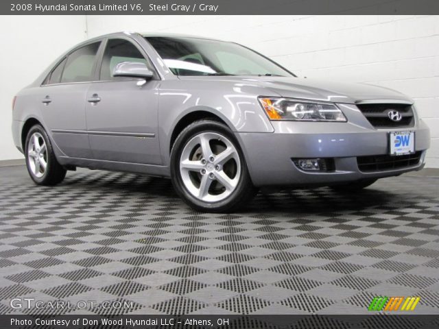 2008 Hyundai Sonata Limited V6 in Steel Gray