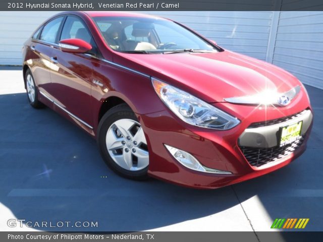 2012 Hyundai Sonata Hybrid in Venetian Red Pearl