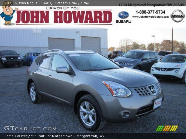 2010 Nissan Rogue SL AWD in Gotham Gray