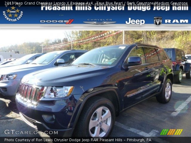 2013 Jeep Grand Cherokee Laredo X Package 4x4 in True Blue Pearl