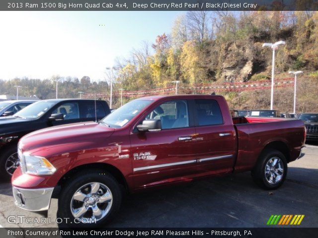 2013 Ram 1500 Big Horn Quad Cab 4x4 in Deep Cherry Red Pearl