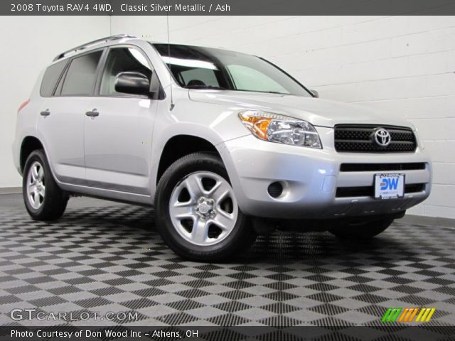 2008 Toyota RAV4 4WD in Classic Silver Metallic