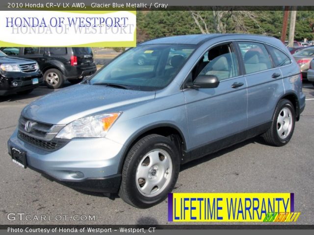 2010 Honda CR-V LX AWD in Glacier Blue Metallic