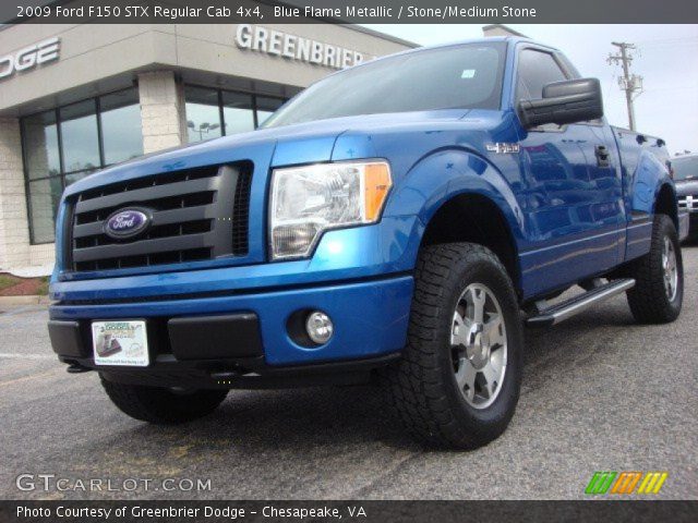 2009 Ford F150 STX Regular Cab 4x4 in Blue Flame Metallic