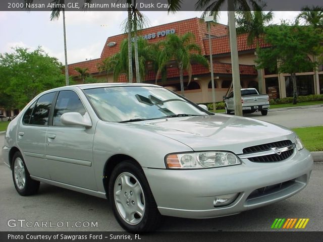 2000 Nissan Altima GLE in Platinum Metallic