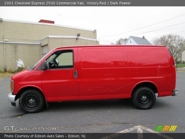 2001 Chevrolet Express 2500 Commercial Van in Victory Red